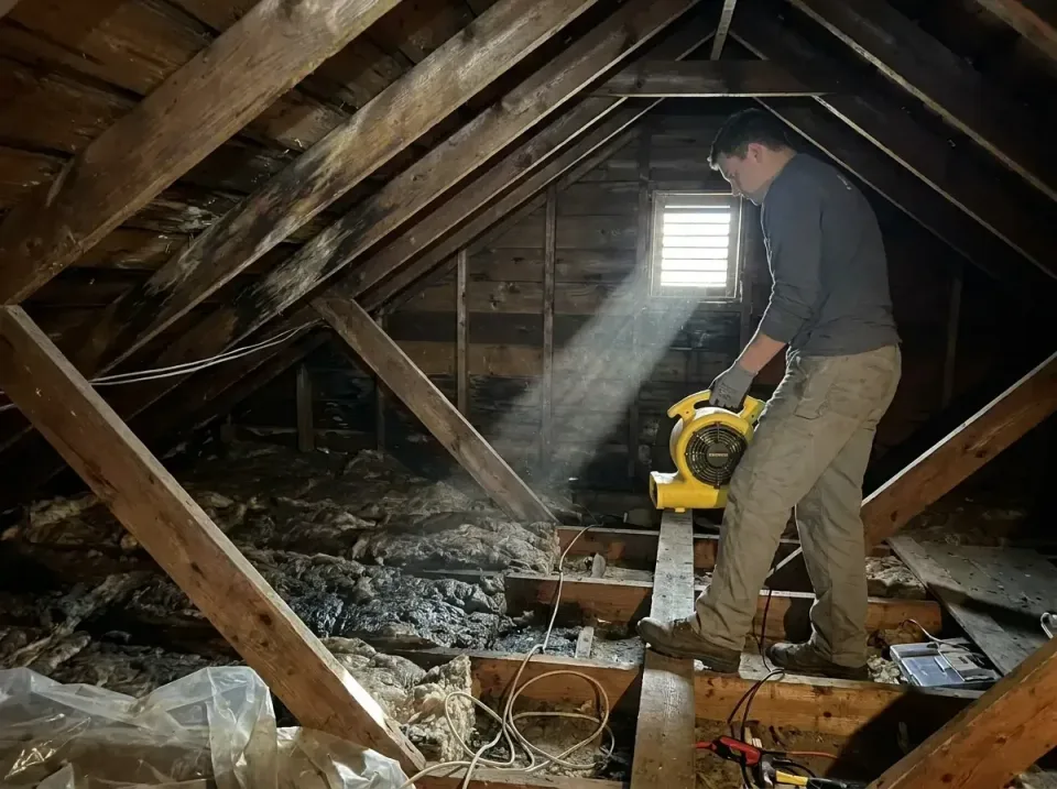 attic-water-damage-drying-proc-007 — frequently asked questions, Emergency Water Extraction & 24/7 Flood Response in Hewitt,…